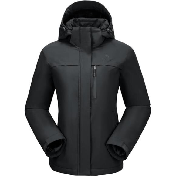 Women's Ski Jacket Waterproof Winter Mountain Coat Warm Fleece Windbreaker
